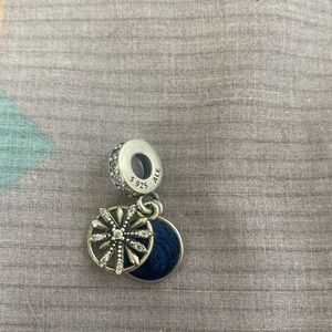 2 charms New Pandora Genuine Dazzling Wishes Fireworks Charm and circle of love
